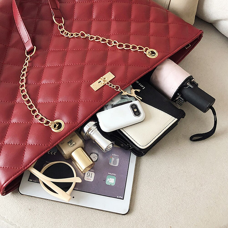 High Quality Women Pu Leather Shoulder Bag Fashion Designer Ladies Mes –  buyonchina