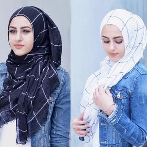 Cheap Luxury Brand Silk Scarf Women Long Shawl Wrap Muslim Hijab Scarves  Pashmina Female Beach Stoles Bandana Foulard Pareo 90 *180cm