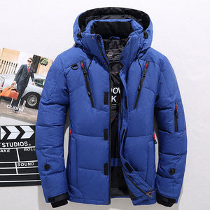 HARD LAND Men's Down Parka Extreme Warm Winter Jacket with Real Fur Hood  Ultramarine M : : Clothing, Shoes & Accessories