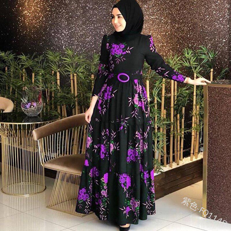 Islamic Clothing - Abaya Muslim Dress Women Islamic Full Sleeve