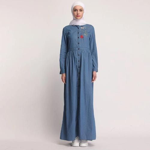 Denim Kaftan Abaya Dress – Waislamaa