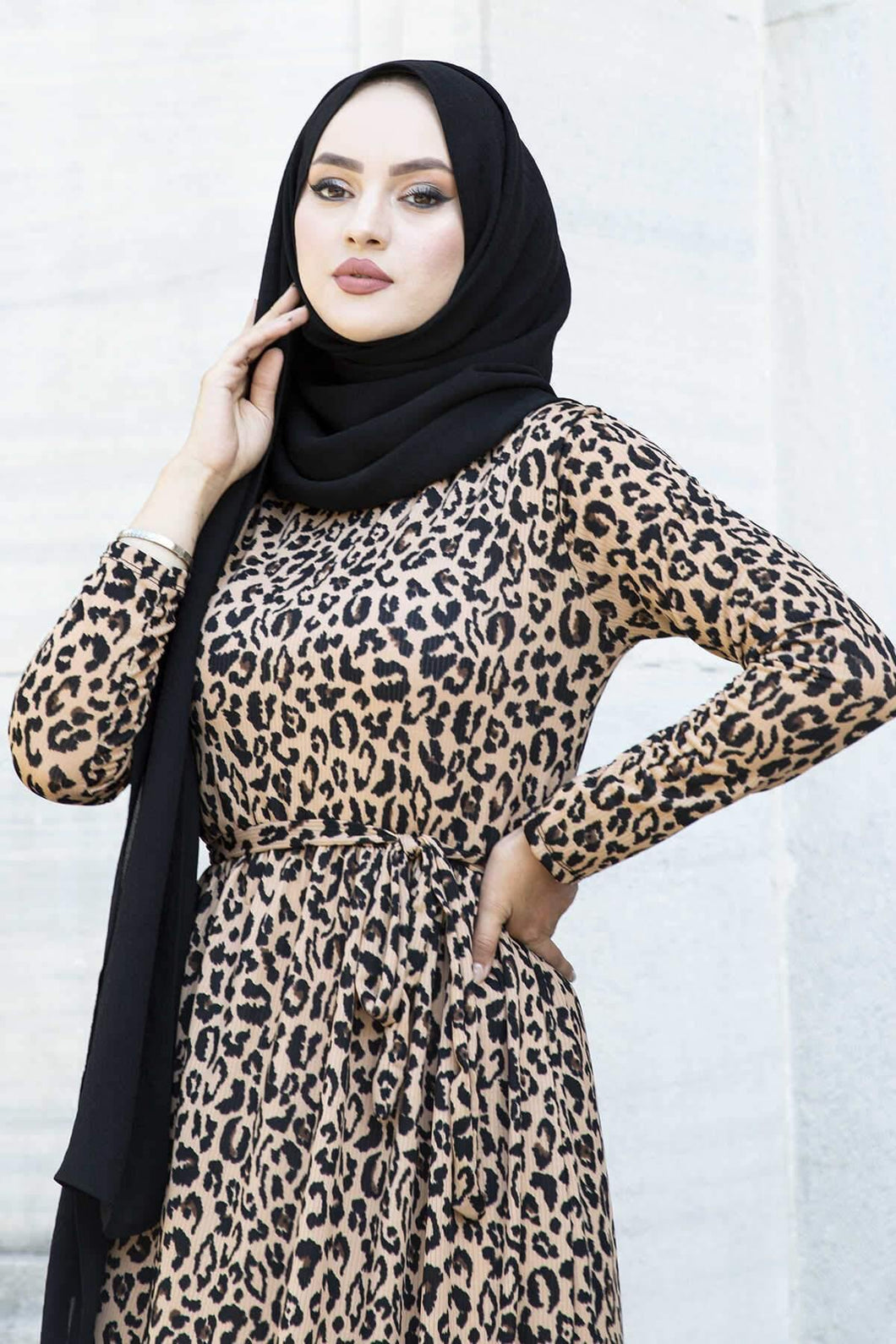 Leopard Print Long Kaftan Women Sequin Muslim Caftan Mujer Loose Abaya  Islam Dubai Arab Saudi Robe African Vestidos Musulmanes - AliExpress