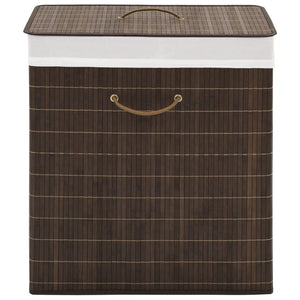 Bamboo Laundry Bin Hamper Basket Round/Rectangular/Oval Natural/Brown